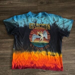 Hot Topic Led Zeppelin Tie-Dye T-Shirt